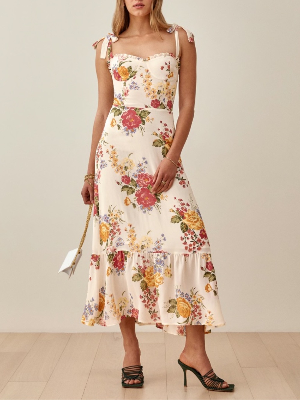 NEW Reformation Nikita Dress Bouquet 12 - Picture 12 of 17